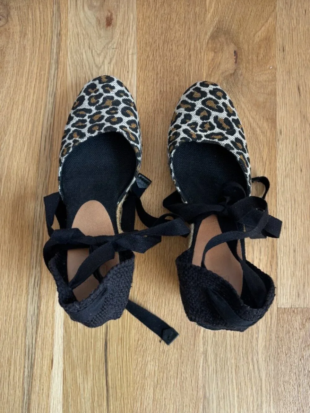 Castañer Espadrille Wedges in Animal Print